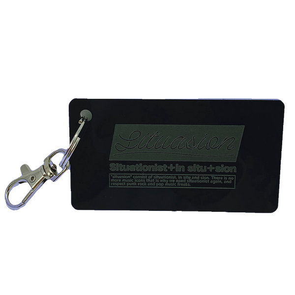 situasion neon key chain / black