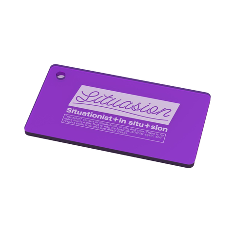 SITUASION Neon keyholder[Purple]
