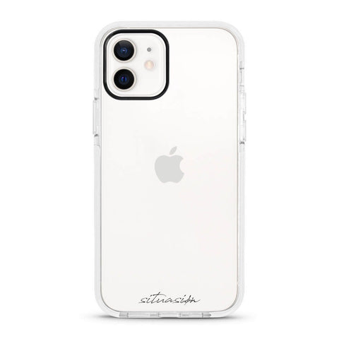SITUASION Clear iPhone case[Pure White]