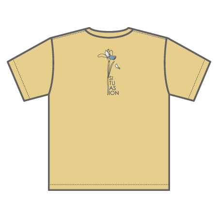SITUASION T-shirt　[人生-petal]