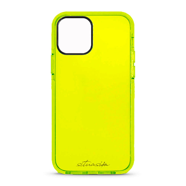 SITUASION Clear iPhone case[neon]