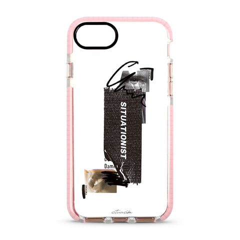 SITUASION Clear iPhoneSE/8/7 case[Pink]